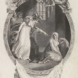 Scene from The Tragedy of Jane Shore by Nicholas Rowe (engraving)