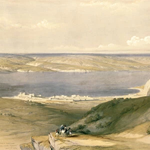 Sea of Galilee or Genezareth, looking towards Bashan, April 21st 1839