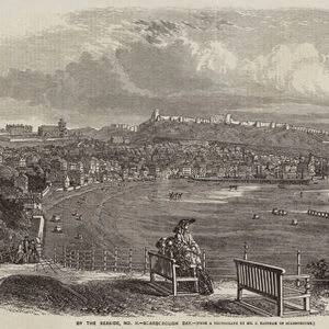 By the Seaside, Scarborough Bay (engraving)