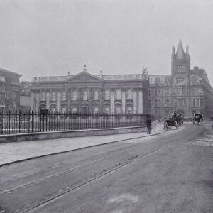 Senate House and Caius College (b / w photo)