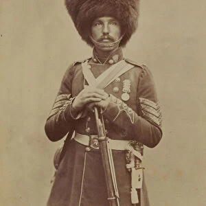 Sergeant William Powell, Grenadier Guards (b / w photo)