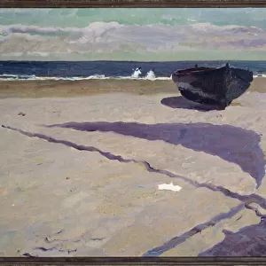 The Shadow of the Boat Painting by Joaquin Sorolla y Bastida (1862-1923) 1903 Madrid