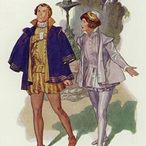 Shakespeare: Twelfth Night (colour litho)