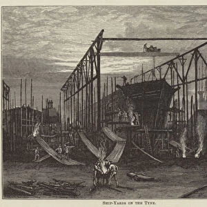 Ship-Yards on the Tyne (engraving)