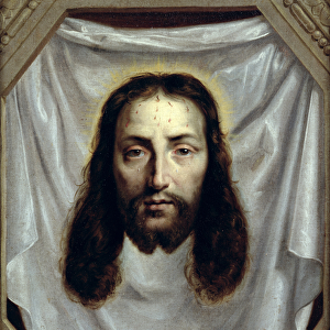 The Shroud of St. Veronica (oil on canvas)