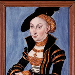Sibylle, Electoral Princess of Saxony, 1535 (oil on panel)