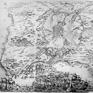 Siege of La Rochelle (engraving)
