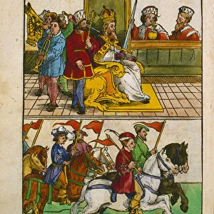 Sigismund at the Council of Constance, from Chronik des Konzils von Konstanz