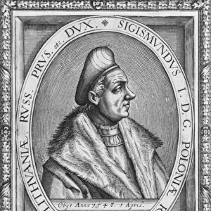 Sigismund I, King of Poland and Grand Duke of Lithuania (engraving)