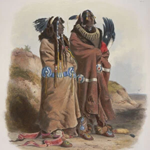 Sih-Chida and Mahchsi-Karehde, Mandan Indians