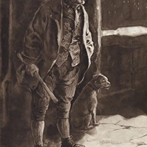Bill Sikes from Oliver Twist, by Charles Dickens (gravure)
