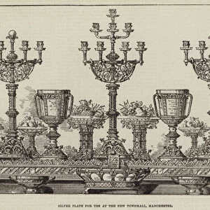 Silver Plate for Use at the New Townhall, Manchester (engraving)