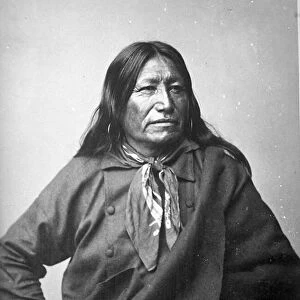 Sintegaleska, Spotted Tail, Oglala Dakota I, 1880s (b / w photo)