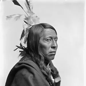 Sioux chief Flying Hawk, c. 1900 (b / w photo)