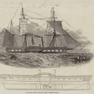 Sir Charles Napiers Steam-Ship, "Sidon"(engraving)
