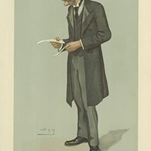 Sir Henry Hoyle Howarth (colour litho)