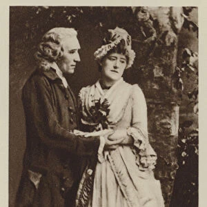 Sir Henry Irving and Dame Ellen Terry (b / w photo)