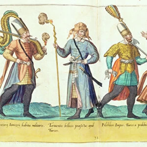 Sixteenth century costumes from Omnium Poene Gentium Imagines