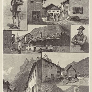 Sketches at Ober-Ammergau by Lord Archibald Campbell (engraving)