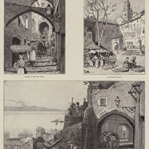 Sketches at San Remo (engraving)