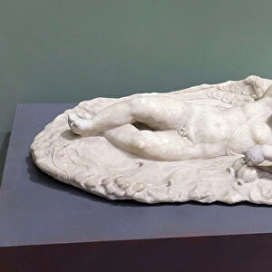 Sleeping Eros, mid 2nd century AD, (marble)