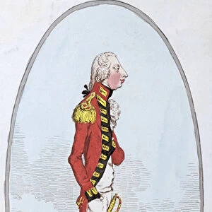A Slice of Gloster Cheese, published by Hannah Humphrey in 1795 (hand-coloured etching)