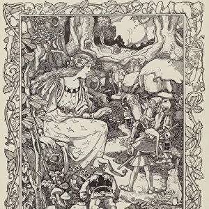 Snow White and the Seven Dwarfs (litho)