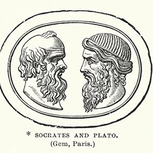 Socrates and Plato (engraving)