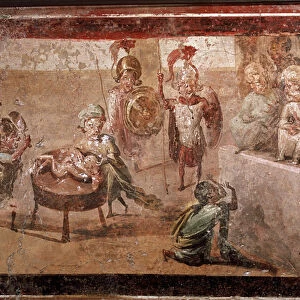 Solomons judgment (fresco, 1st century AD)