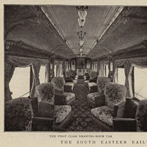 The South Eastern Railway Companys New Vestibule Train (b / w photo)