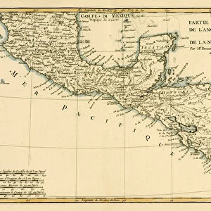 Southern Mexico, from Atlas de Toutes les Parties Connues du Globe Terrestre