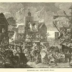 Southwark Fair, after Hogarths picture (engraving)