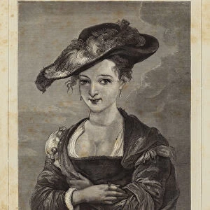 The Spanish Hat "Portrait"(engraving)