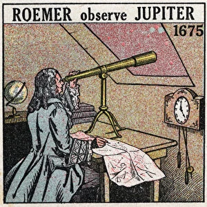 Speed of light: Danish astronomer Ole Christensen Romer (Olaus Roemer) (1644-1710