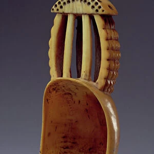 Spoon, Lega or Bwa Culture, from Democratic Republic of Congo (ivory)
