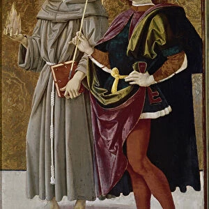 St. Bernardine of Feltre and St Sebastian (tempera on wood, c. 1476)