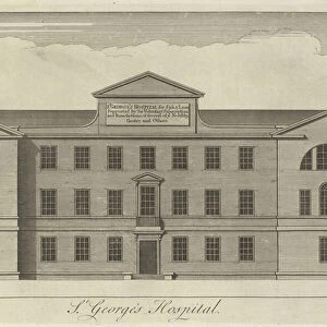 St Georges Hospital, London (engraving)