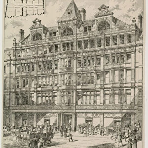 St Georges House, Eastcheap, London (engraving)