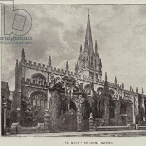St Marys Church, Oxford (engraving)