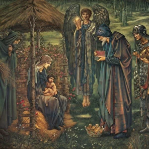 The Star of Bethlehem, 1888-91 (w / c, oil, tempera & gouache laid on canvas)