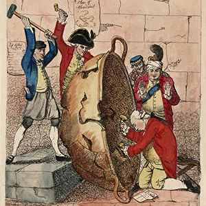The State Tinkers, published by W. Humphrey, 10th February 1780 (hand coloured engraving)