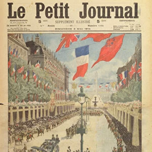 State Visit to Paris of King George V and Queen Mary in April, 1914, cover of Le