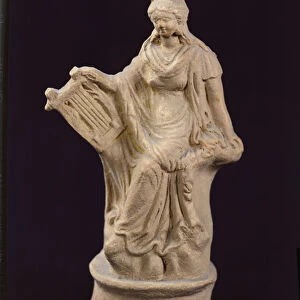 Statuette of Erato seated, from Myrina, Turkey (stone)