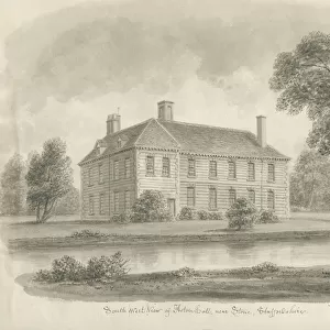 Stone - Aston Hall: sepia drawing, 1843 (drawing)