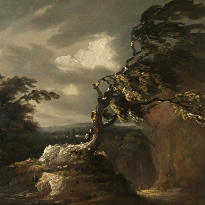 Storm at Night, c. 1800 (oil on canvas)