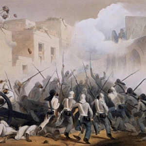 Storming of Delhi 1857, from The Campaign in India 1857-58 from drawings made during