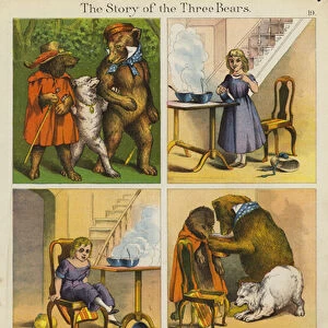 The Story Of The Three Bears (colour litho)