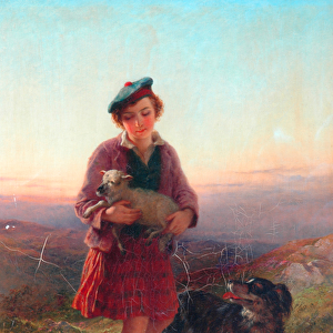 The Strayed Lamb, 1863 (oil on canvas)