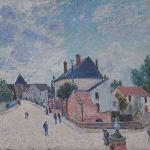 Street in Moret, c. 1890 (oil on canvas)