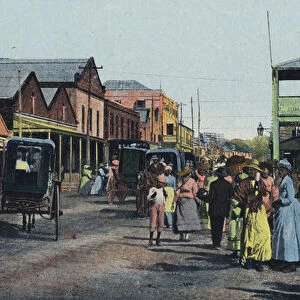 Street Scene, Kingston (coloured photo)
